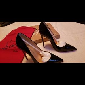 Women’s Christian Louboutin Patent Leather Pumps
